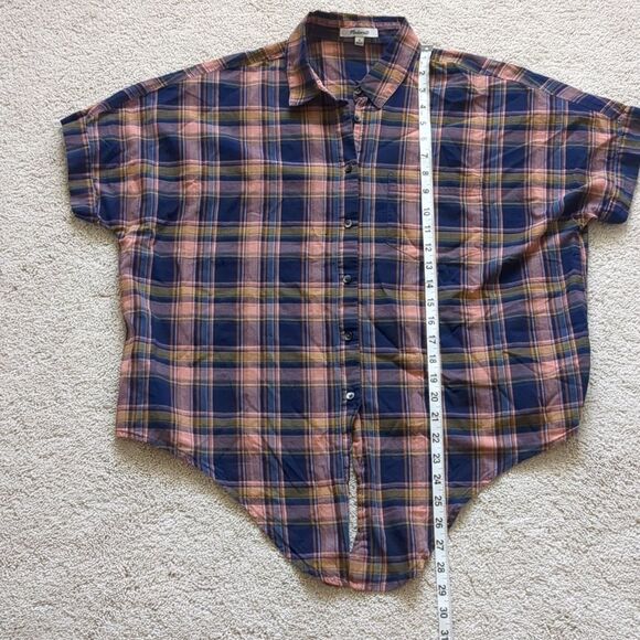 Madewell Front Tie Shirt Size M - Picture 4 of 9